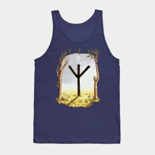 rune algiz - magical symbol Tank Top